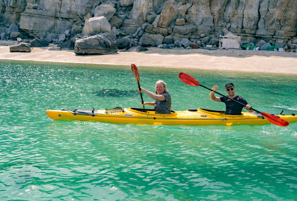 Kayaking on Turquoise Waters