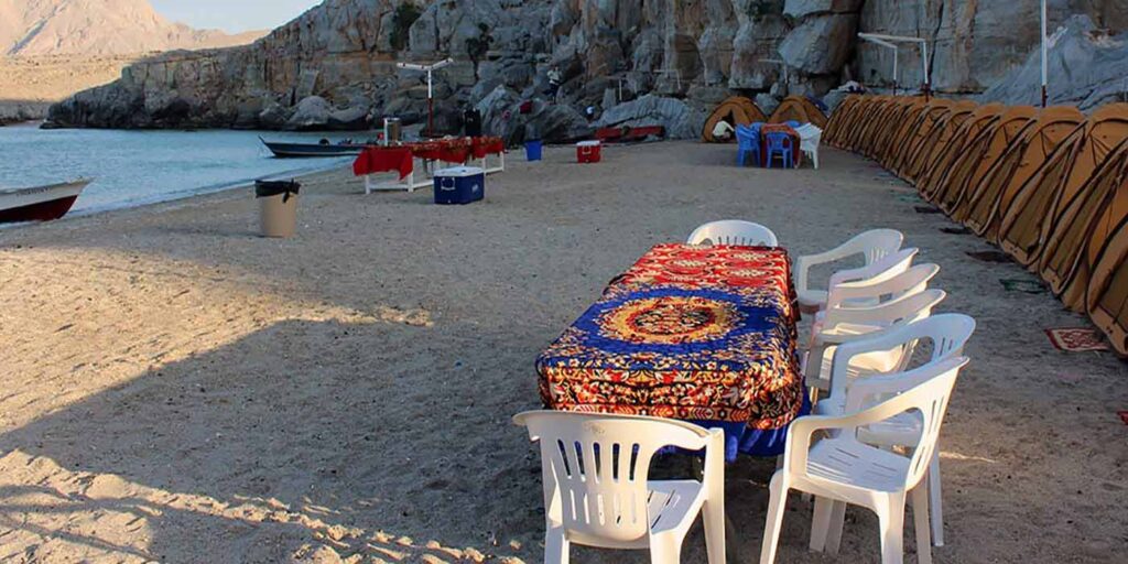 Musandam overnight beach camping