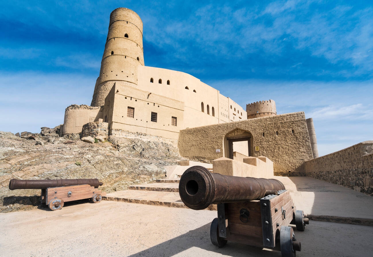 Exterior view of Bahla Fort in Oman - Top 10 Tourist Attractions in Oman