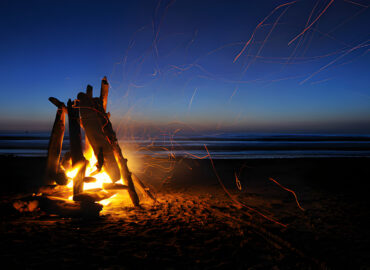 Sleeping on the Beach at Night  A Dream or a Nightmare?