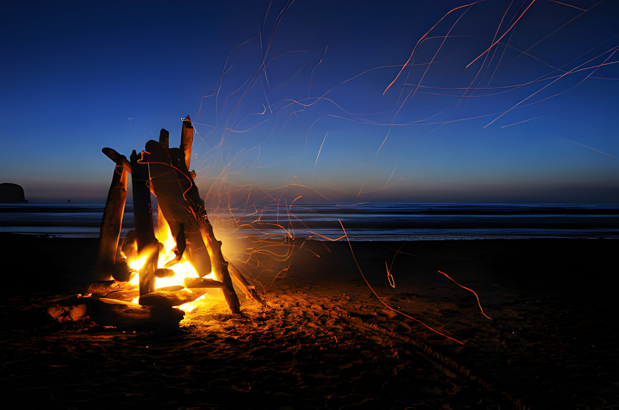 Sleeping on the Beach at Night  A Dream or a Nightmare?