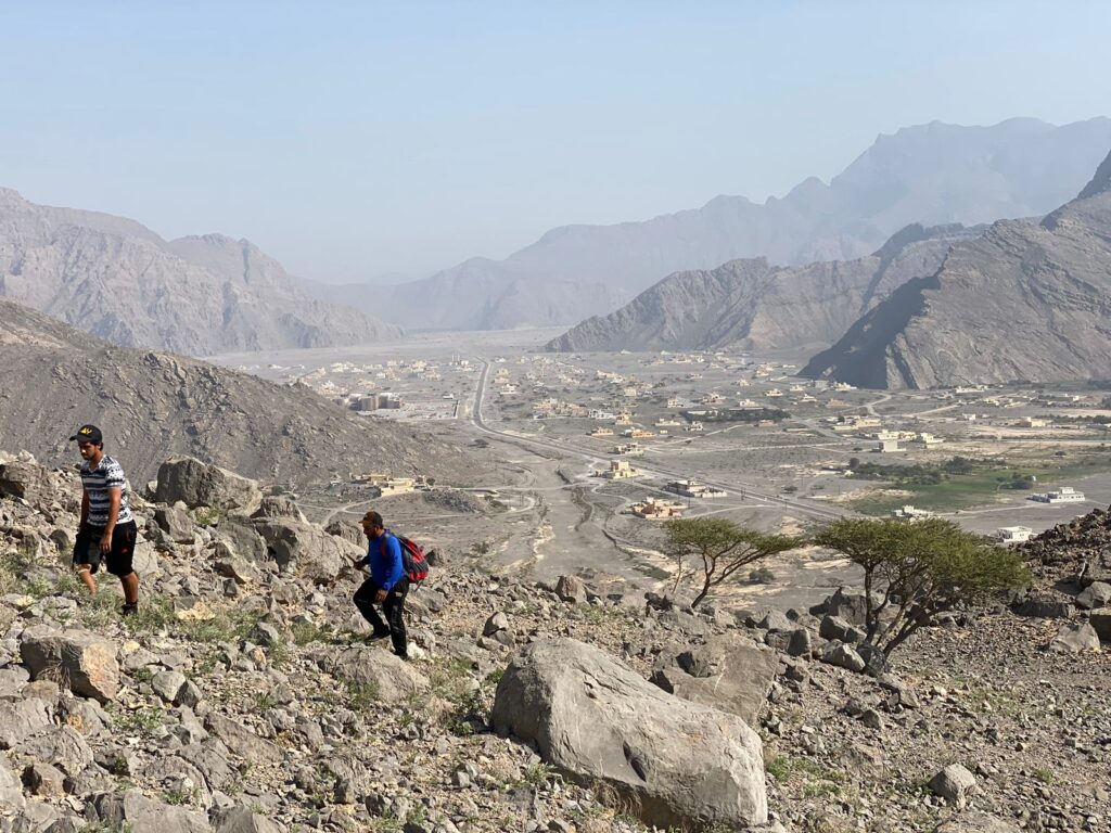 trekking in musandam